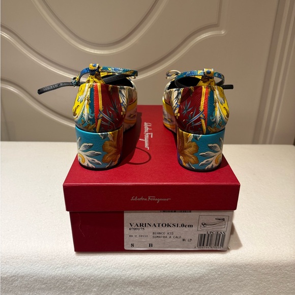 Colorful Ferragamo Platform Shoes - Picture 3 of 4